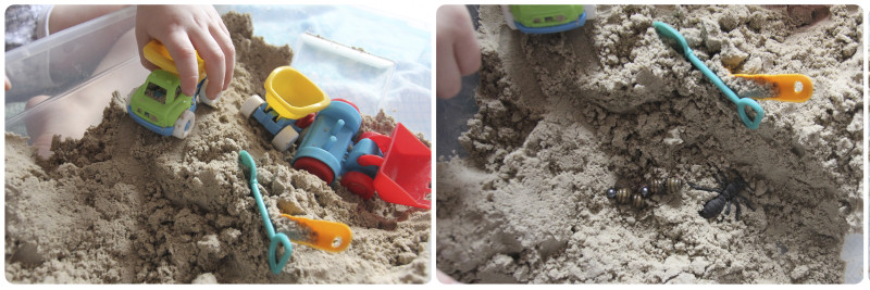 игры с песком для ребенка