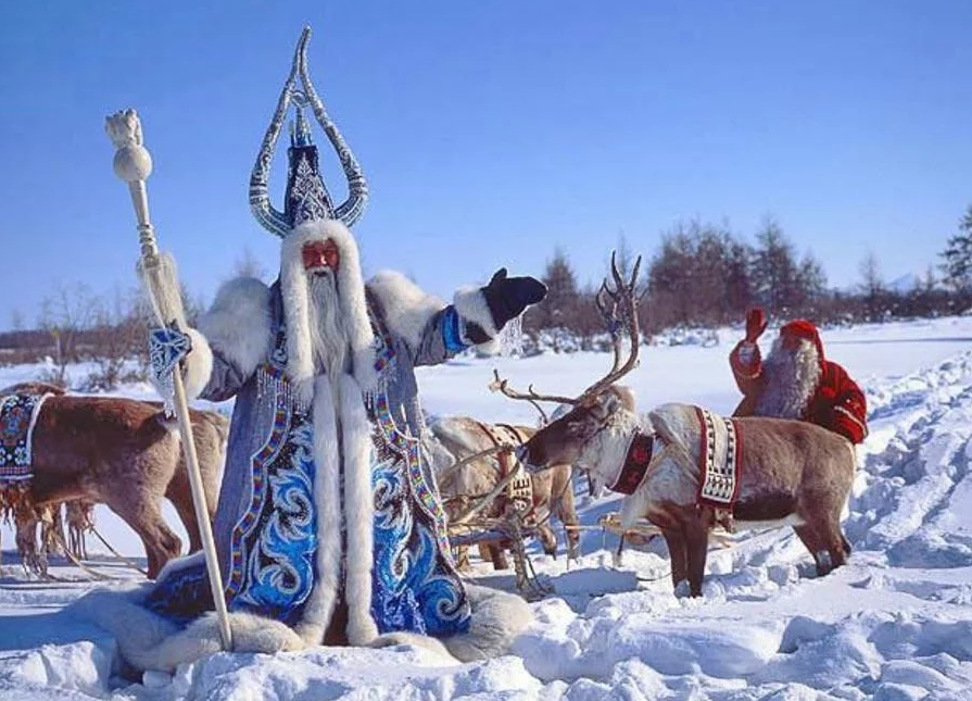 Новогодние обычаи разных народов России