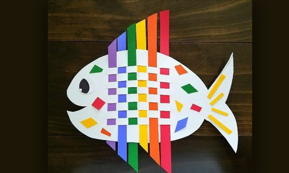 Мастер-класс «Разноцветная рыбка»